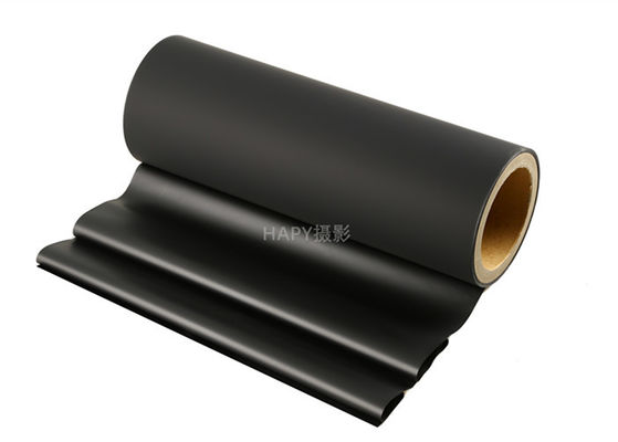 Black Color Velvet/ Soft Touch Matt Thermal Lamination Film For Luxury Packaging 22 Mic 4000m Length