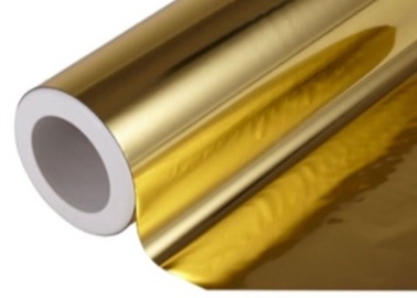 Good price 21μm उच्च परावर्तनशील ऑरम-प्लेटेड Biaxially ओरिएंटेड पॉलिएस्टर फिल्म 3000m औद्योगिक कॉइल (फ्लेक्सोग्राफिक प्रिंटिंग सब्सट्रेट) ऑनलाइन